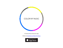 Tablet Screenshot of colormymusic.com